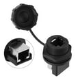 thumbnail image 1 of Conector Ethernet, Fácil de Conectar IP67 Impermeable 8 Publicaciones 2 PCS Conector RJ45, RJ45-180 Para Equipos de Visualización Sistemas de Monitoreo de CircuitO Cerrado, 1 of 7