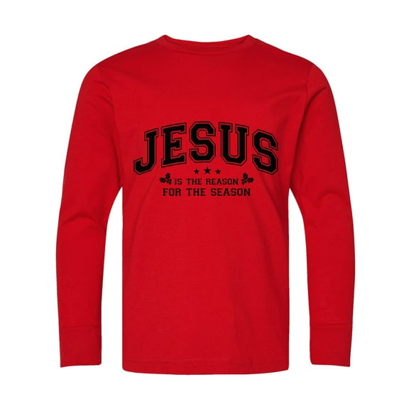 Inktastic Jesus is the Reason for the Season Long Sleeve Youth T-Shirt