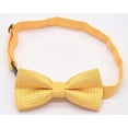 thumbnail image 3 of Bound Small Boy Polka Dot Bow Tie Baby Solid Color Bow Tie For Children Yellow, 3 of 4