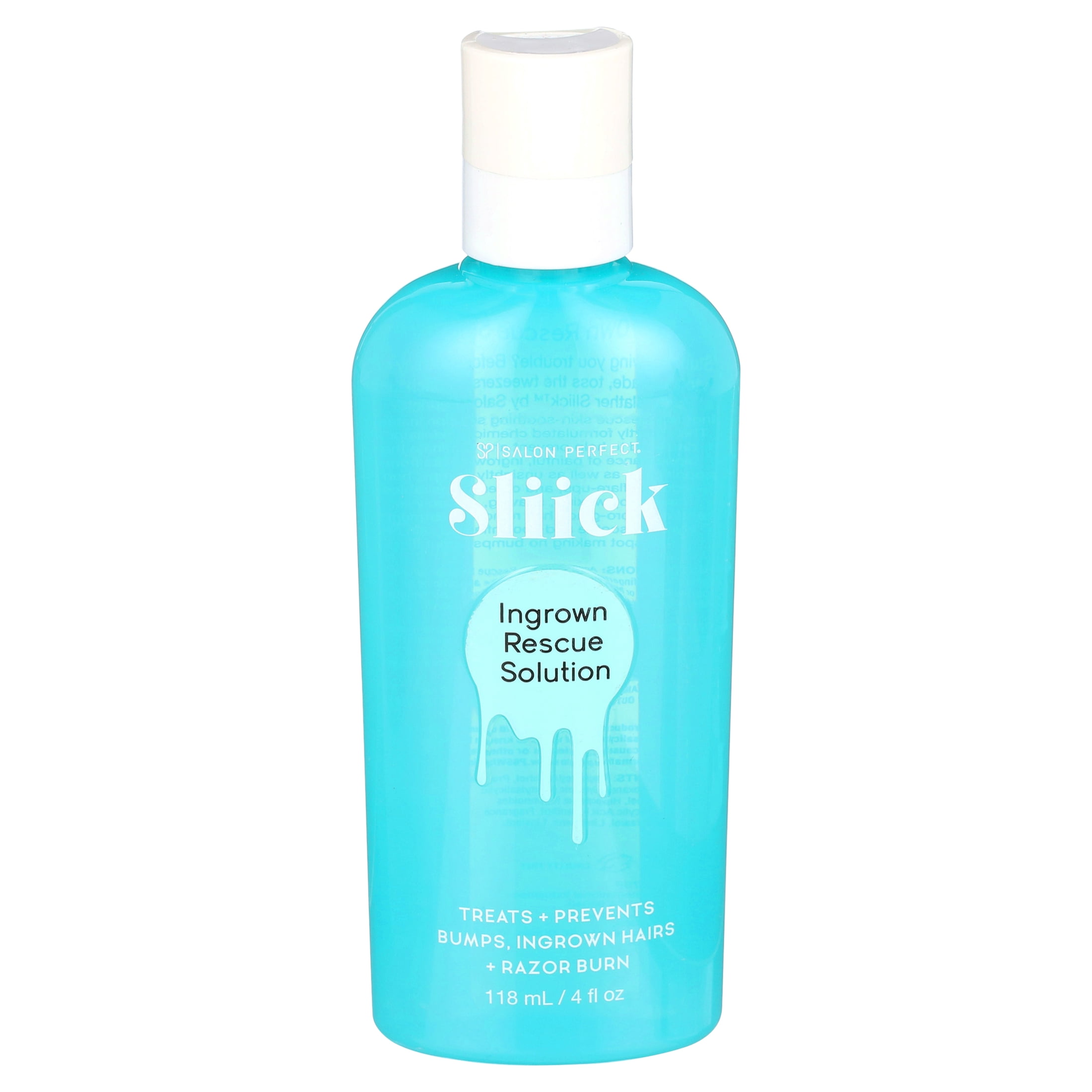Sliick Ingrown Rescue Ingrown Hair Preventing Post-Epilation Skin Treatment Solution with Salicylic Acid, 4 fl oz Bottle