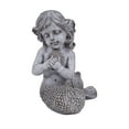 thumbnail image 2 of Hi-Line Gift Ltd Mermaid Kneeling with Shell Statue, 2 of 5