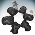 thumbnail image 3 of Conjunto de Equipo de Protecció para Patines, Rodilleras Engrosadas, Coderas, Guantes para Adultos, Rojo, Azul, Negro, L Personas y Adultos, 3 of 7