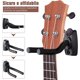 thumbnail image 2 of (1 unidad) soporte de pared para guitarra, gancho para guitarra con 5 púas, soporte de pared para ukelele, guitarra eléctrica, clásica, bajo, gancho, negro, 2 of 5