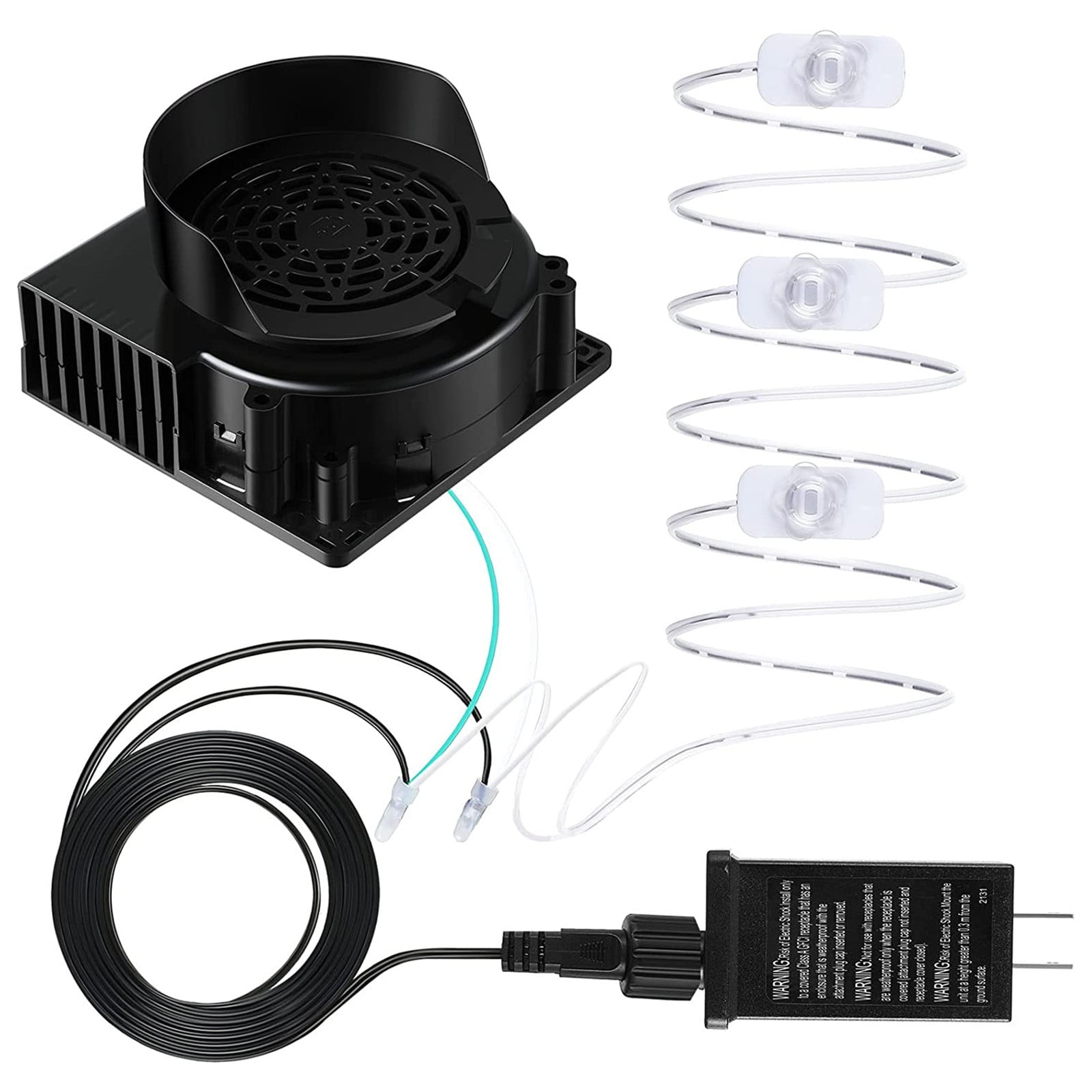 Replacement Fan Blower, 12V 1.5A Mini Air Blower with 3 LED Light
