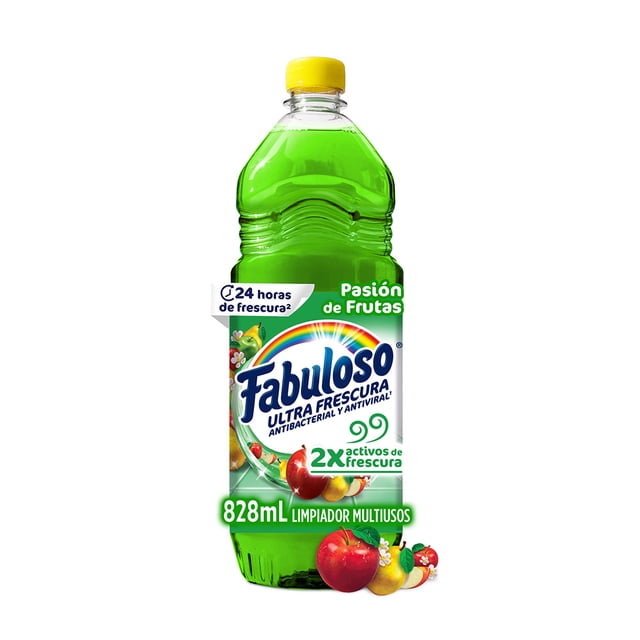 Limpiador Multiusos Líquido Fabuloso Frescura Activa Pasión de Frutas 828 ml