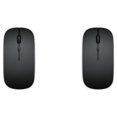 thumbnail image 1 of sweethay Ratón inalámbrico de 2,4 Ghz, apagado automático, 1600 DPI, ratón ergonómico, minireceptor USB, accesorio para PC de escritorio, No.01 2Conjunto, 1 of 6