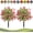 Color-c, variant on Artificial Violet for Outdoor Indoor Garden Home Decoration, 2026 New Artificial Flowers with Ground Stakes, UV Resistant Colorful Artificial Flower Bouquet Fade-Proof for Patio Porch (Blue)