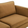 thumbnail image 5 of Modway Kaiya Performance Velvet Sofa in Cognac, 5 of 10