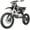 Black, variant on X-Pro Brand New X19 125cc Dirt Bike with 4 Speed Semi-Automatic Transmission, Kick Start 17"/14" Tires