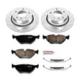 thumbnail image 3 of PowerStop Rear Z23 Evolution Sport Carbon-Fiber Ceramic Brake Pad and Drilled & Slotted Rotor Kit Fits: BMW Select Models K962, 3 of 10