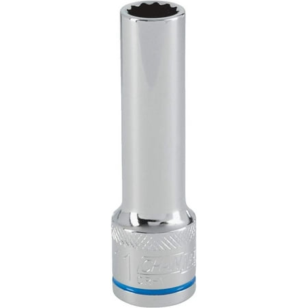 

Channellock 1/2 Drive 11 mm 12-Point Deep Metric Socket