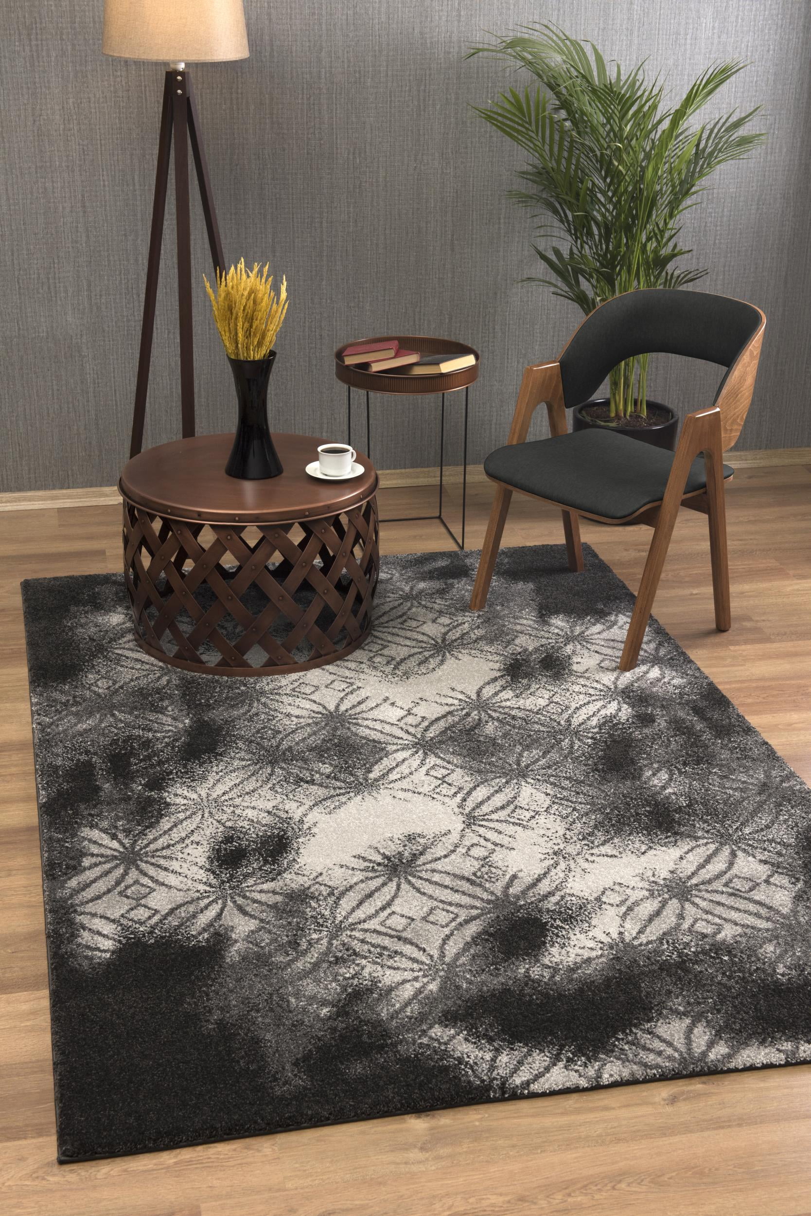 Rug Branch New Zealand Plush Collection Tapis Moderne Abstrait Doux Et Durable Haute Densité