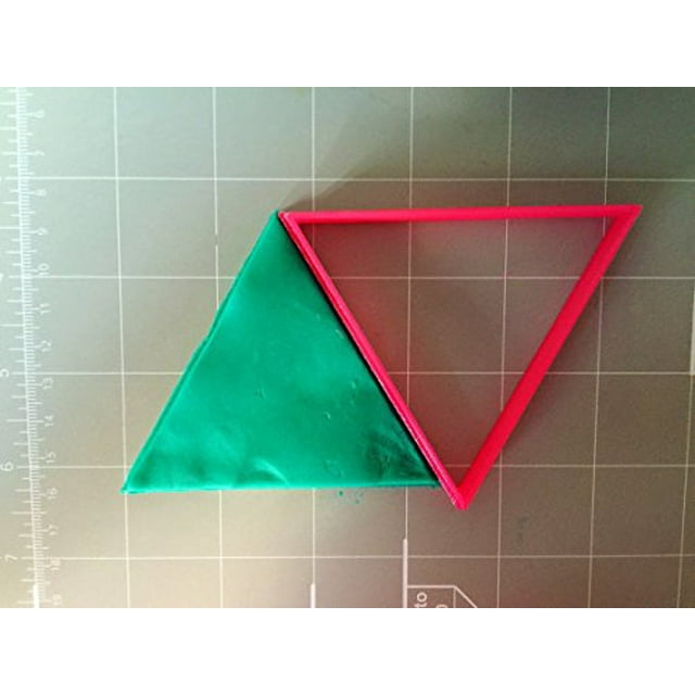 Triangle Coupe-Cookies (2,5 Pouces) - Livraison Rapide - Bords Tranchants - Qualité Exceptionnelle