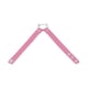 thumbnail image 2 of Gargantilla ajustable de cuero de PU, gargantilla gótica punk, accesorio de disfraz de Halloween para mujeres y niñas, color rosa, 2 of 5