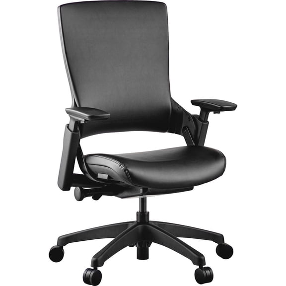 Lorell, Serenity Series Executive Multifunction High-back Chair, 1 Each, Black
