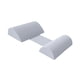 thumbnail image 2 of Almohada de embarazo, almohada de maternidad, cojín de espalda, ergonómica, para dormir de lado, cuña para cama gris, 2 of 9