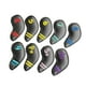 thumbnail image 5 of 9 fundas para cabezas de palos de golf, aptas para la mayoría de los palos, a prueba de polvo y golpes, para principiantes. Negro, 5 of 9