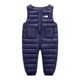 thumbnail image 5 of Warm Winter Insulated Pants for Little Ones with Detachable Suspenders, Thermal Lined Snow Bib Overalls for Cold Weather Outdoor Activities, 5 of 5