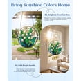 thumbnail image 6 of Clearance！Acrylic Suncatcher Jigsaw Puzzle-Emerald Flame Hummingbird, Window Suncatcher Acrylic Puzzle, DIY Suncatcher Kits for Adults, Home Decor Gift for Women, Mom, Friends (7.4 in), 6 of 8