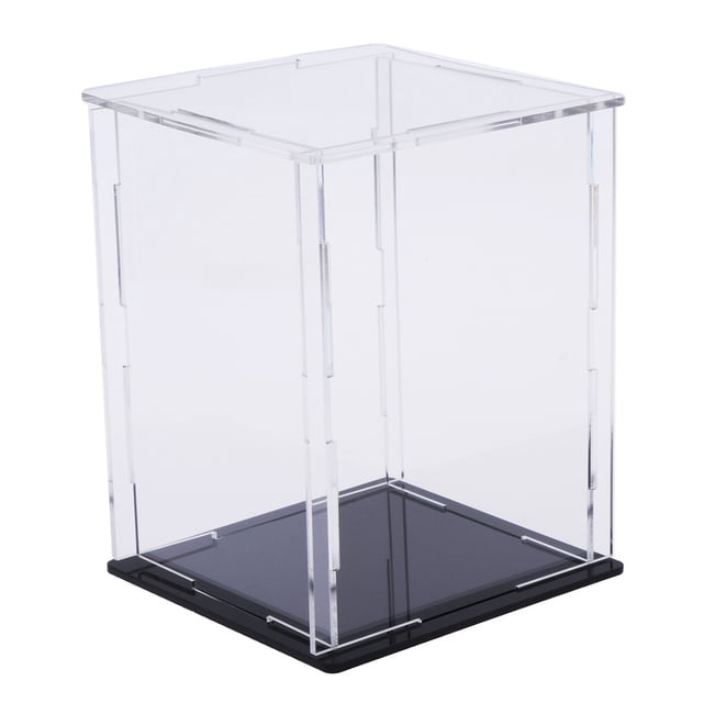 Vitrina de exhibición de juguete de acrílico moderno Caja a prueba de polvo Herramienta de protección de adorno grande 208x108x200mm