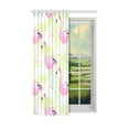 thumbnail image 2 of MKHERT Pink Exotic Bird Window Curtain Living Room,Bedroom Window Drapes 52x84 inch, 2 of 3