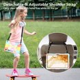 thumbnail image 6 of Case for Samsung Galaxy Tab S10 FE/ S9 FE 10.9 inch/S9 11 inch with Butterfly Stand, Shockproof Protective Tablet Cover with Pencil Holder Shoulder Strap for Kids Girls, Colourful RoseGold, 6 of 7