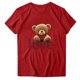 thumbnail image 2 of RKSTN Women's Valentine's Day Cotton T Shirts Oversized Crewneck Valentine Graphic Print Short Sleeve Shirt Pullover Tops Womens Casual Round Neck Plus Size Loose Fits Comfy Summer Baisc Tee Shirts, 2 of 8