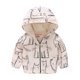 thumbnail image 1 of Chaqueta con cremallera y estampado de dibujos animados para niños pequeños de Honeeladyy, abrigo de manga larga a la moda para bebés y niños de 5 a 6 años, chaqueta con capucha estampada, abrigo de, 1 of 2