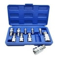 thumbnail image 2 of XZN Triple Square Spline Bit Socket Set 12 Point Tamper Proof 1/2 1/4 and 3/8 Inch Drive,4mm-18mm,S2 Steel,10 Pieces, 2 of 4
