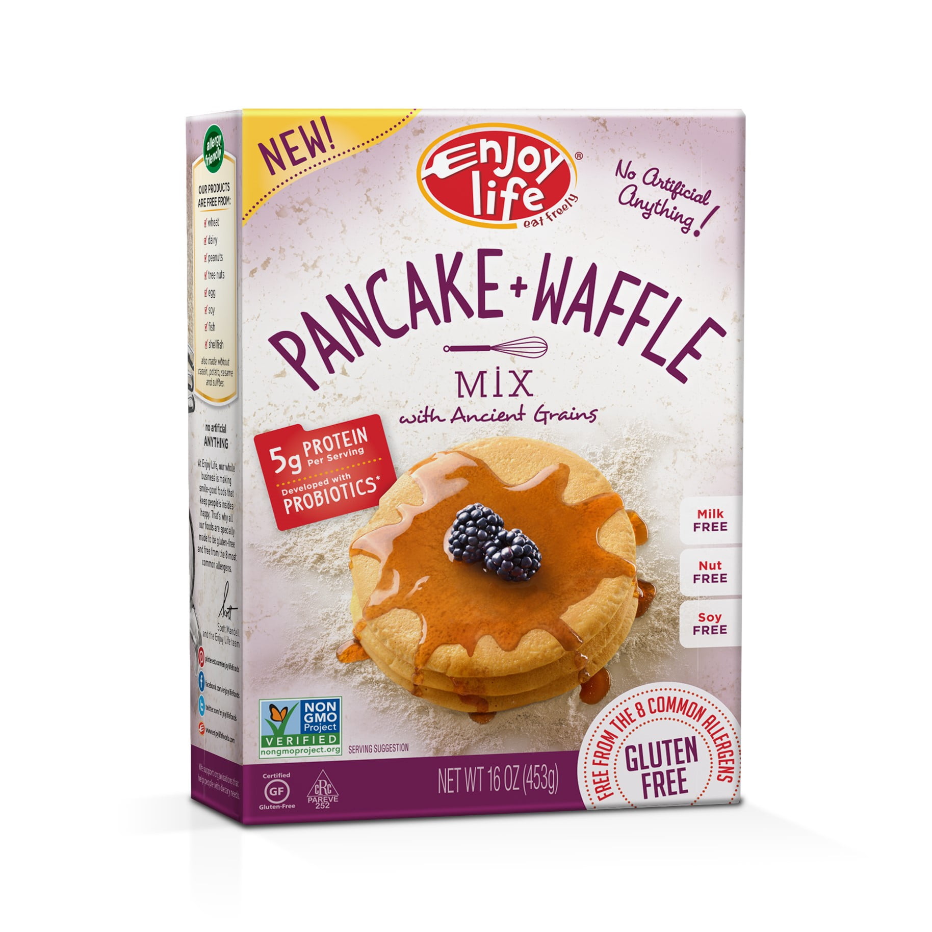 Enjoy Life Pancake + Waffle Mix, 16.0 OZ by Mondelez