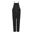 thumbnail image 6 of Babysbule Long Pants for Women Ladies Summer European And American Sling Pocket Casual Jumpsuit, 6 of 7