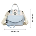 thumbnail image 1 of Dvruxg Lightweight Waterproof Diaper Bag for Moms - Cute & Compact Bag with Detachable Front Pocket - Spacious Multifunctional Storage - Adjustable Shoulder Strap, 1 of 2