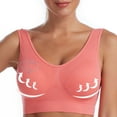 thumbnail image 7 of Kctiaxy No Wire Bras for Women Seamless Yoga Sports Bras Tank Top with Built in Comfortable Bra Push Up Breathable Everyday Bras Summer Deal, 7 of 7