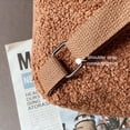 thumbnail image 4 of Guardurnaity Bolso de peluche para niños pequeños, mochilas personalizadas, cómodo bolso de guardería, minimochila personalizada para niñas Mochilas Caqui, 4 of 6