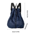 thumbnail image 3 of EQWLJWE Storage Totes,Storage Bag Organizer,Foldable Backpack Lightweight Sack Zippered Bag for Gym Travel Sports Daily Use Multi-Color Options for Men Women, 3 of 7