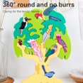 thumbnail image 3 of Rompecabezas De Árbol De Madera Para Niños Diy 3D Bloques De Rompecabezas Apilables Pájaro Árbol Juguetes Niños Equilibrio Juguetes Educativos Guardurnaity FN008318-01, 3 of 6