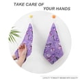 thumbnail image 4 of Purple Butterfly Dandelion Towels for Bathroom, Kitchen, Gym, Towels, Soft, Highly Absorbent, Hanging Towel with Hanging Eyelet, 4 of 8