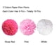 thumbnail image 2 of Surtido de 18 pompones de papel de seda rosa, blanco y marfil, 2 of 5