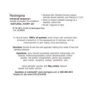 Neutrogena Mineral Sheers Loose Powder Foundation, Natural Ivory 20, .19 oz