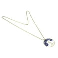 thumbnail image 5 of Aeravida Casual Stylish Elegant Blue Lapis Eternal Tree of Life Brass Long Necklace, 5 of 5