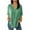 Green, variant on Casual Women's Tops Fashion Plus Size Women's Casual Loose Oversized Irregular Solid Color Long Sleeved V-neck Top/shirt