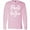 AD-Pink, variant on Inktastic Paris Bonjour with Hearts in White Text Long Sleeve T-Shirt