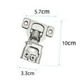 thumbnail image 2 of 6 Pack Close Cabinet Hinges for Kitchen Cabinets - Closing Kitchen Cabinet Hinges Concealed, 2 of 5