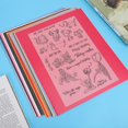thumbnail image 3 of Caucho ANGGREK materiales con marcas claras sobres transparentes para pintar tarjetas, 3 of 8