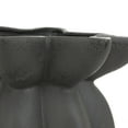 thumbnail image 6 of DecMode 15" Speckle Textured Black Ceramic Vase with Tulip Style Opening, 6 of 10