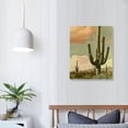 thumbnail image 4 of Acheng  Canvas Print Wall Art Vintage Desert Brush Cactus Landscape Nature Wilderness Photography Realism Decorative Landscape Relax/Calm Zen Multicolor for Living Room, Bedroom, Office picture 2, 4 of 5