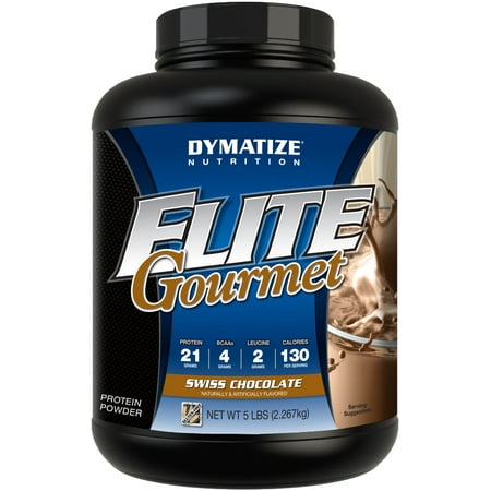 Dymatize Elite Gourmet Whey & Casein Blend Swiss Chocolate - 5 lbs (2268 g)