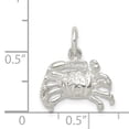 thumbnail image 2 of Beautiful Sterling Silver Crab Charm, 2 of 2