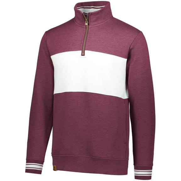 Holloway Sportswear M All-American Pullover Maroon Heather/White 229565