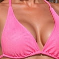 thumbnail image 6 of Taqqpue Women's Bikini Set Two Piece Swimsuit Triangle Top String Mid Rise Bottom Cheeky Bathing Suit for Women, 6 of 6